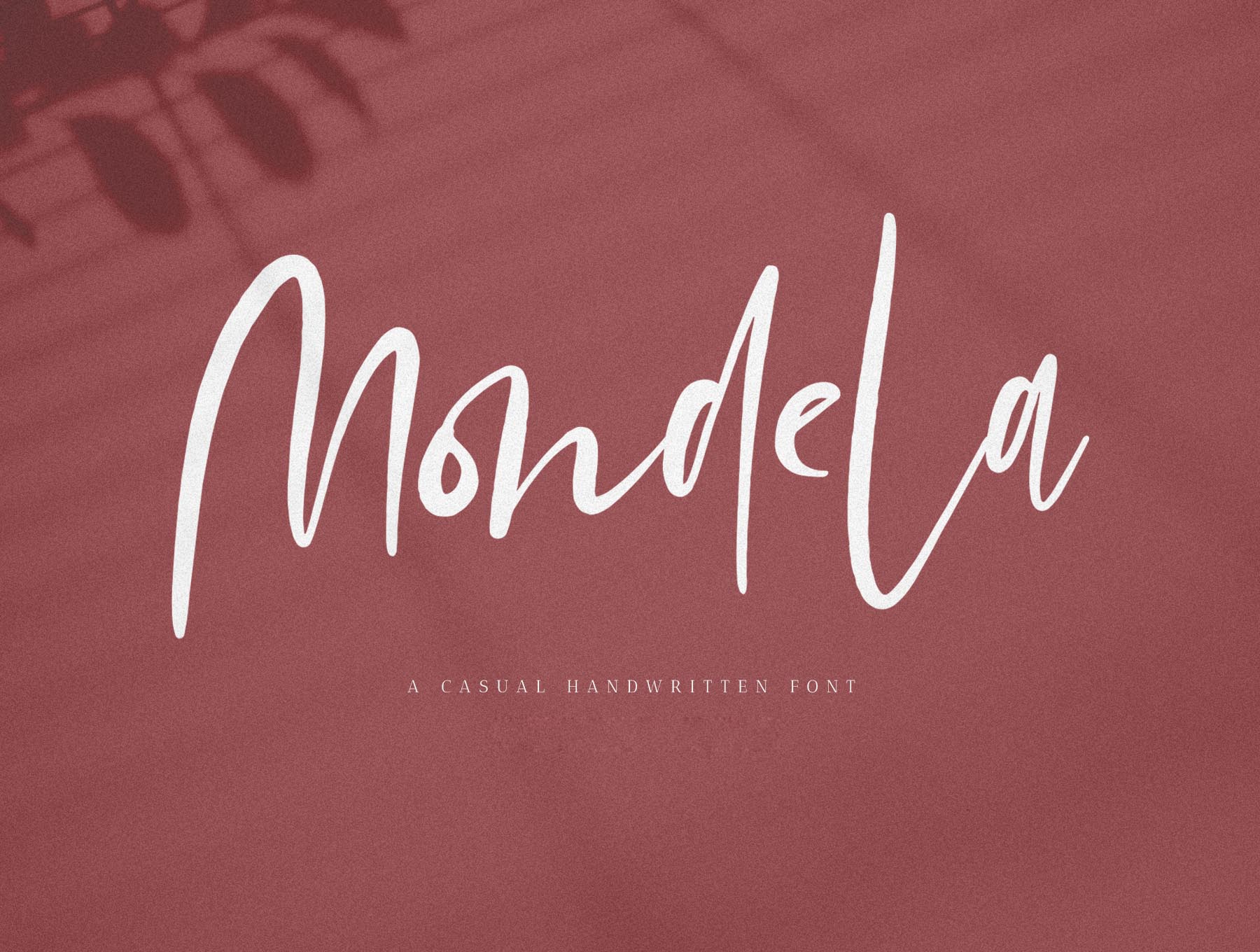 Mondela-随意手写字体