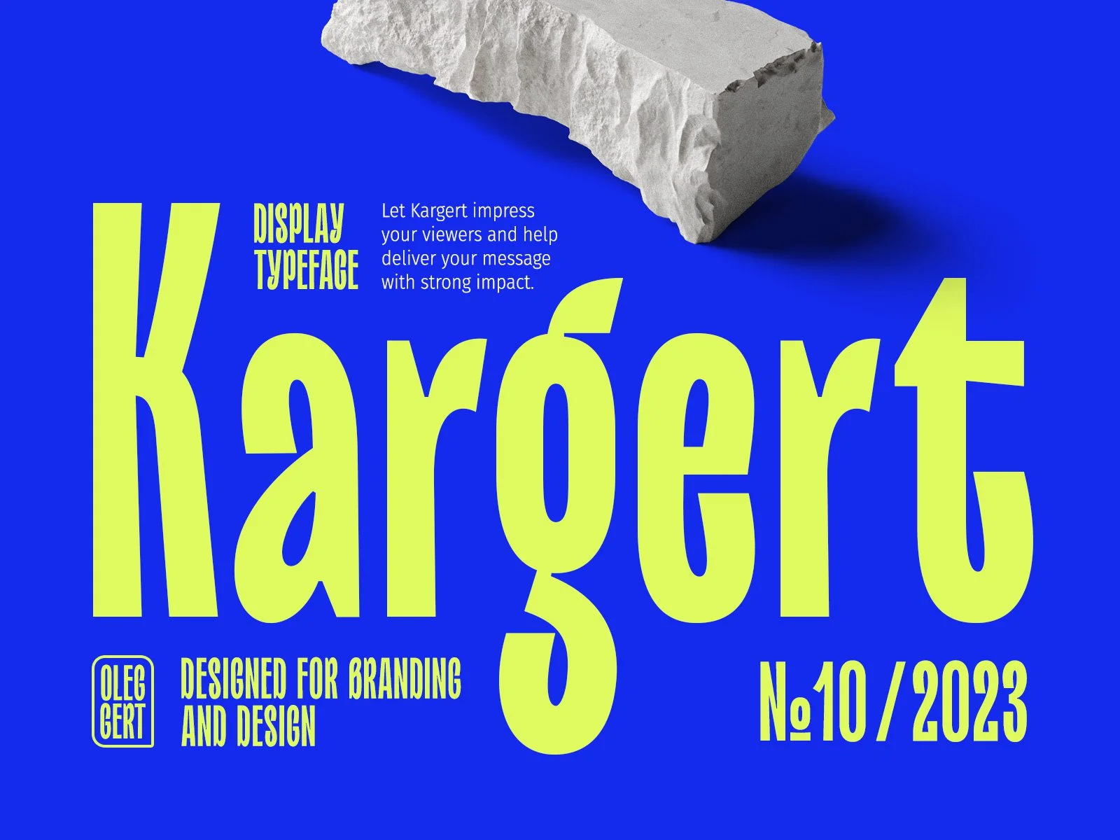 Kargert—精致现代品牌设计英文字体