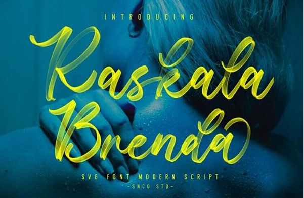 RaskalaBrenda一种独特而有吸引力的字体